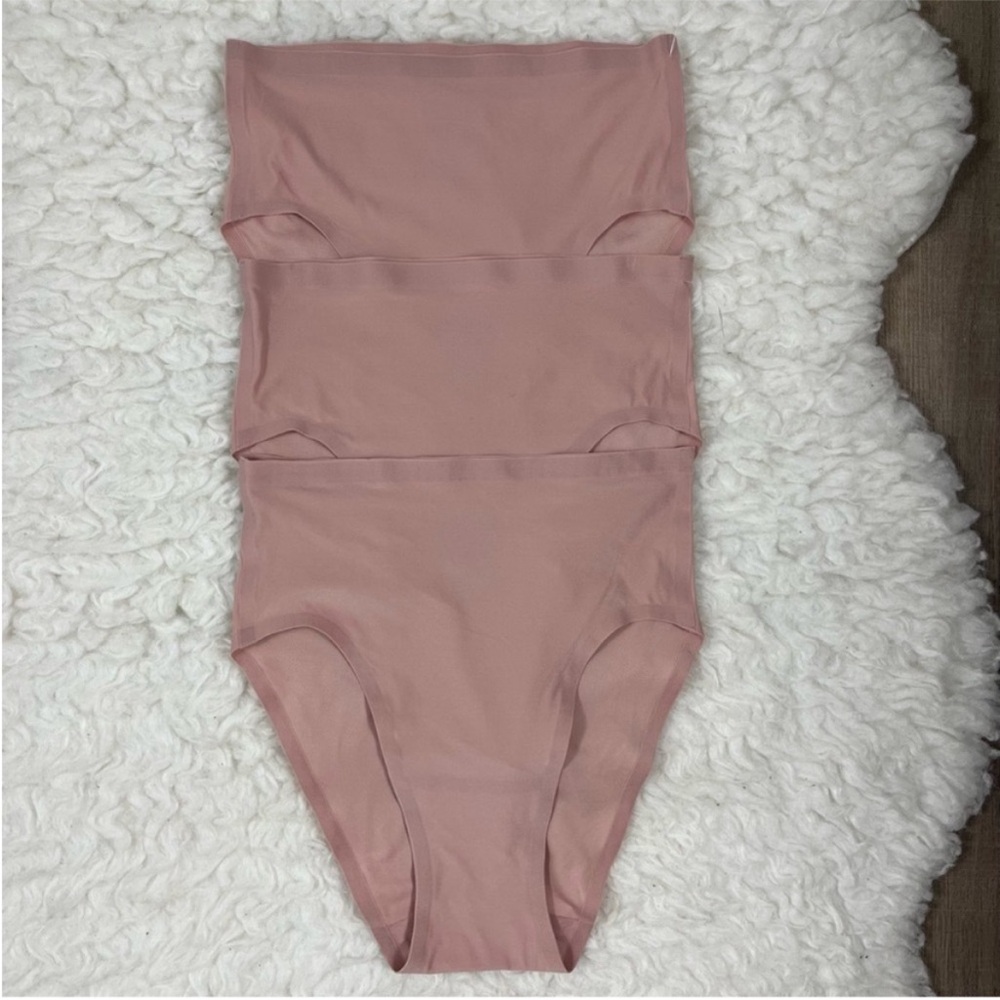 (3) NEW Chantelle soft stretch hi cut brief panties